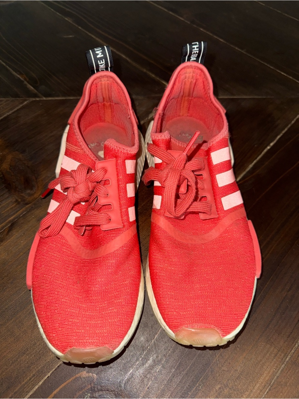 Adidas Red Orange NMD Size Womens 8